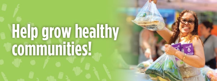 photos of customers with the text "make a long-term impact through planned giving"