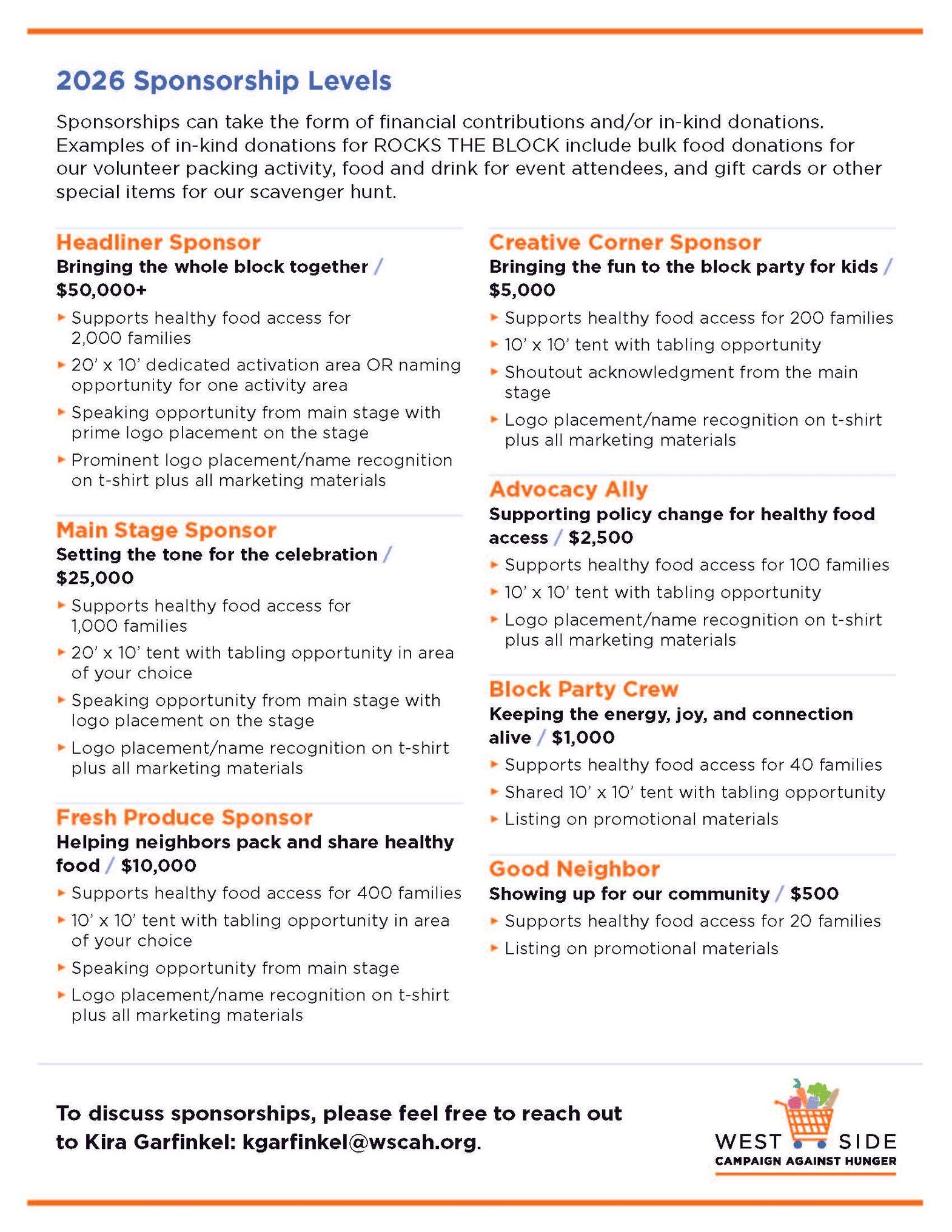 Sponsorships detail image