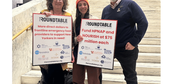 Judy Secon, Alyson Rosenthal, and Greg Silverman in Albany