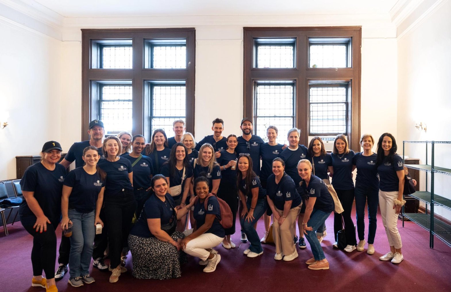 A group of volunteers from Leading Hotels of the World