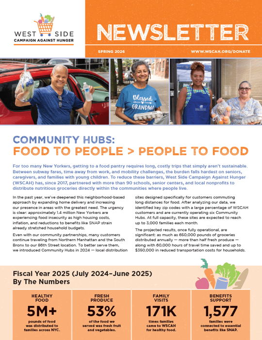 WSCAH newsletter cover