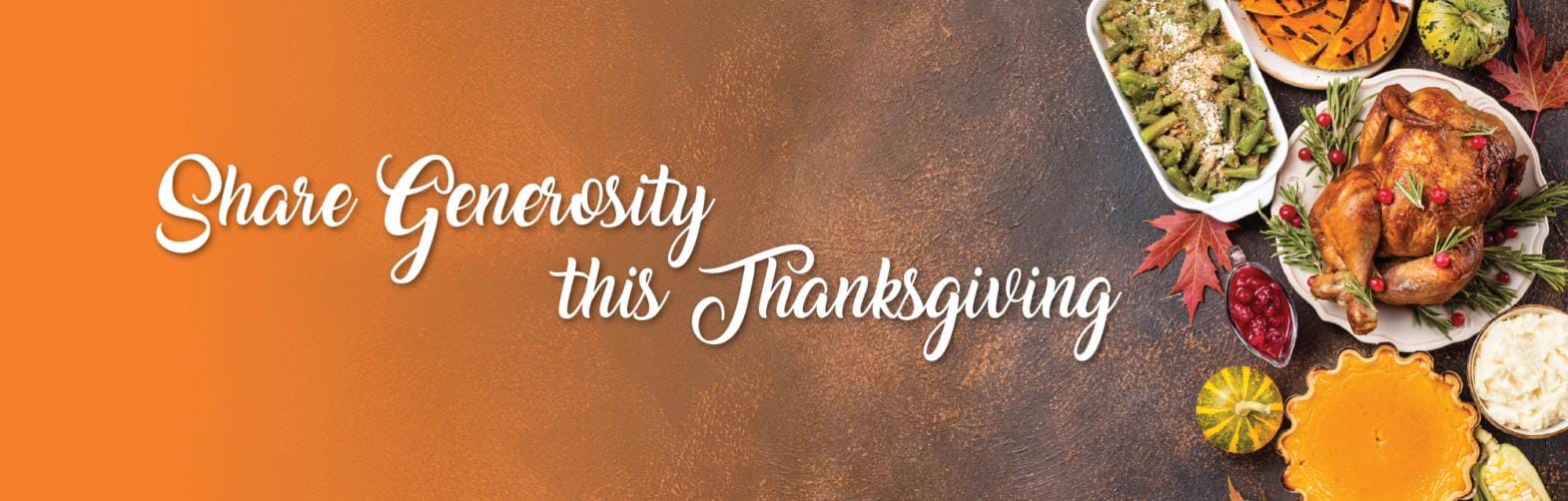 Share generosity this Thanksgiving